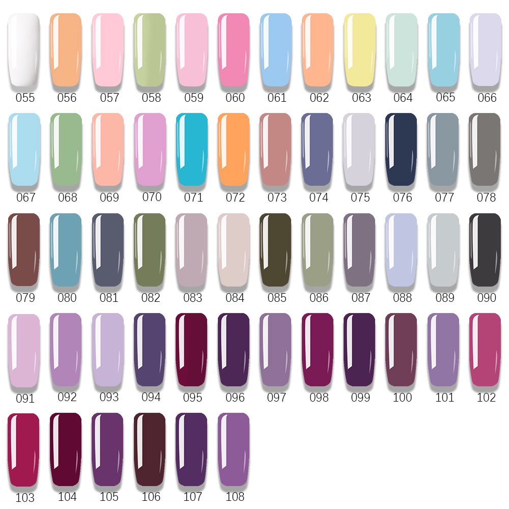 Lọ Nước Sơn Móng Tay Bằng Nhựa UV Màu Sắc Thời Trang