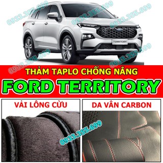 Thảm taplo ford territory bằng nhung lông hoặc da vân carbon, da vân gỗ