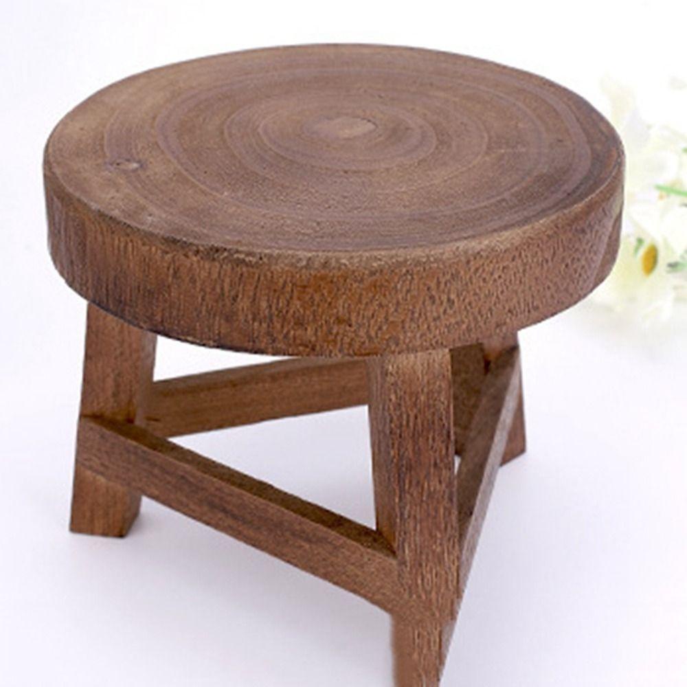Giá Đỡ Chậu Hoa Bằng Gỗ Trơn Chống Trượt Đa Năng Dành Cho Trẻ Em