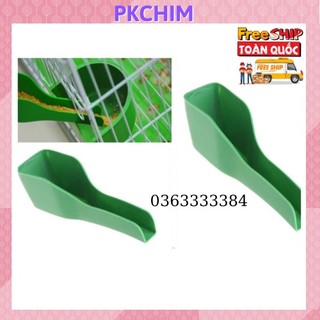 Muỗng xúc cám chim,muống xúc cám cho chim Pkchim phụ kiện chim cảnh