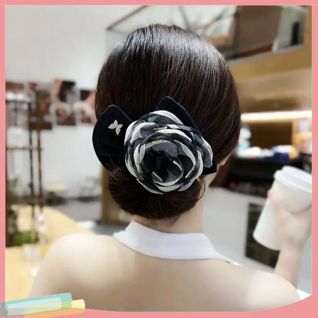 Kẹp Tóc Nữ Hình Con Bướm Đính Đá Nhân Tạo Thời Trang