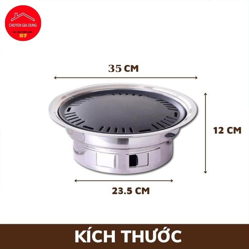 Bếp nướng than hoa BBQ, bếp nướng không khói inox, bếp nướng du lịch