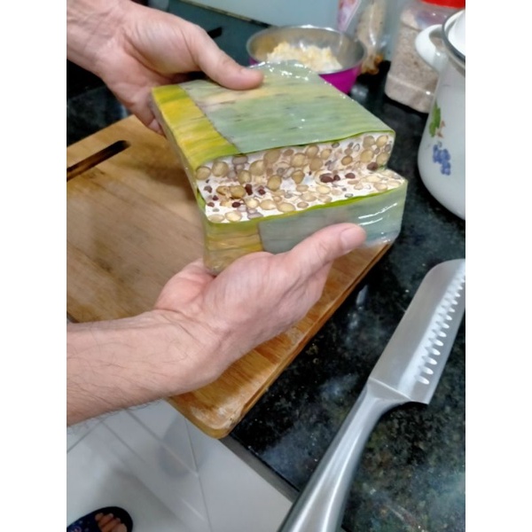 Tempeh đậu gà mix 5 loại hạt ko đậu nành