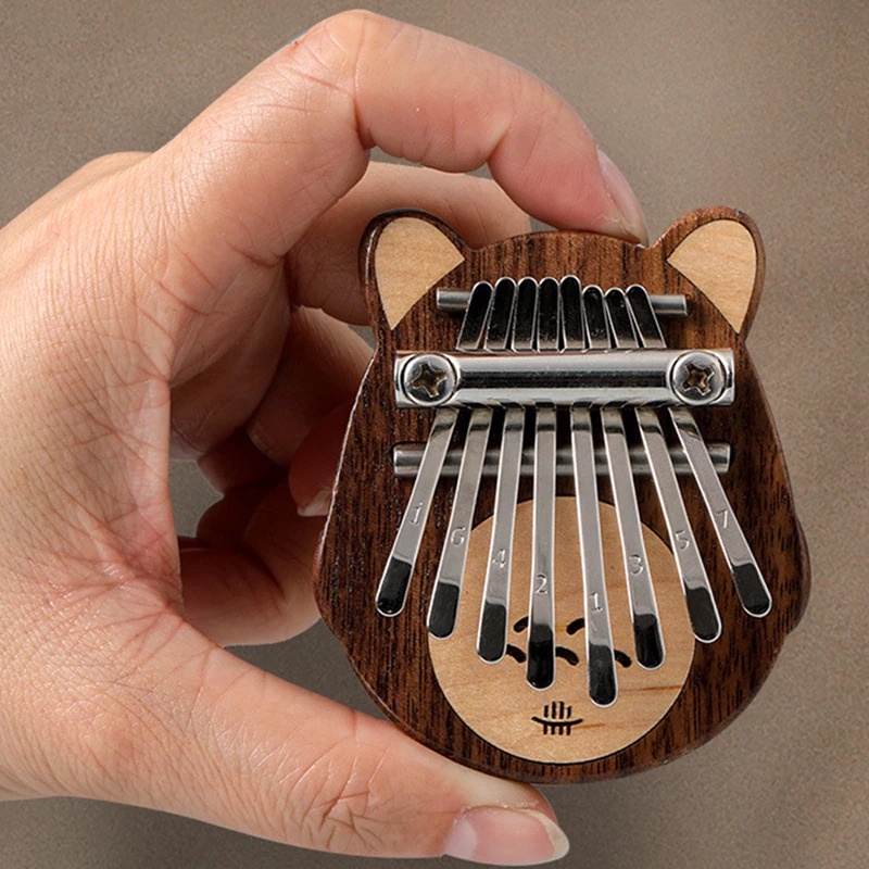 Đàn Kalimba Hluru 8 phím My Neighbor Totoro Round Ear Mini 8 key kalimba -Tonic