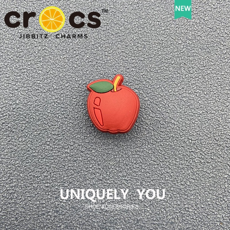 Giày Crocs Chính Hãng Họa Tiết Hoa Trái Cây Hoạt Hình Kết Hợp Lỗ Cài Chính Hãng Mẫu Mới 2022 jibbitz botton