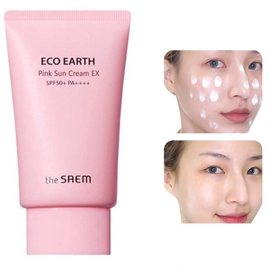 Kem Chống Nắng The Saem Eco Earth Power Pink Sun Cream SPF50+ | BigBuy360 - bigbuy360.vn