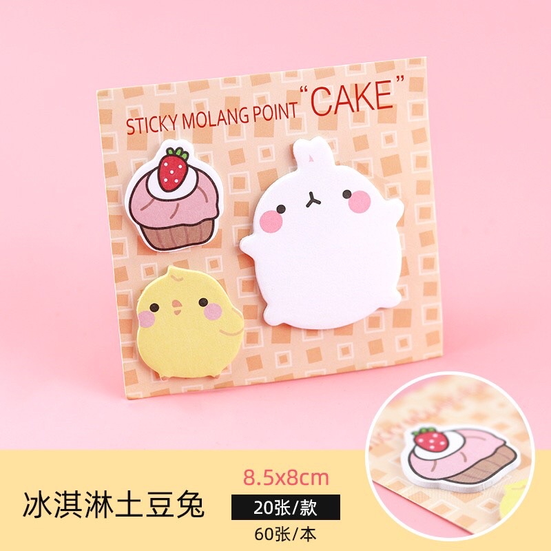 Giấy note hình Molang dễ thương