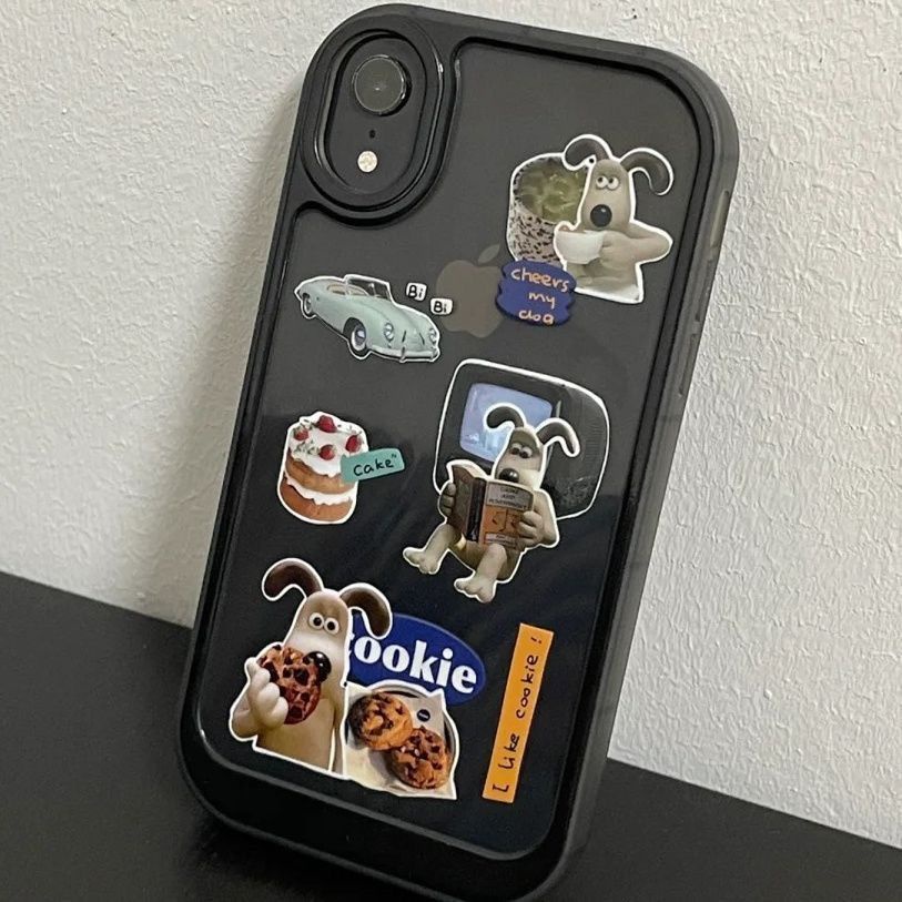 Ốp Điện Thoại Trong Suốt In Hình Chú Chó Cho Iphone 11promax 12pro 13pro 8plus Xr xsmax 11 / 12 / 13promax