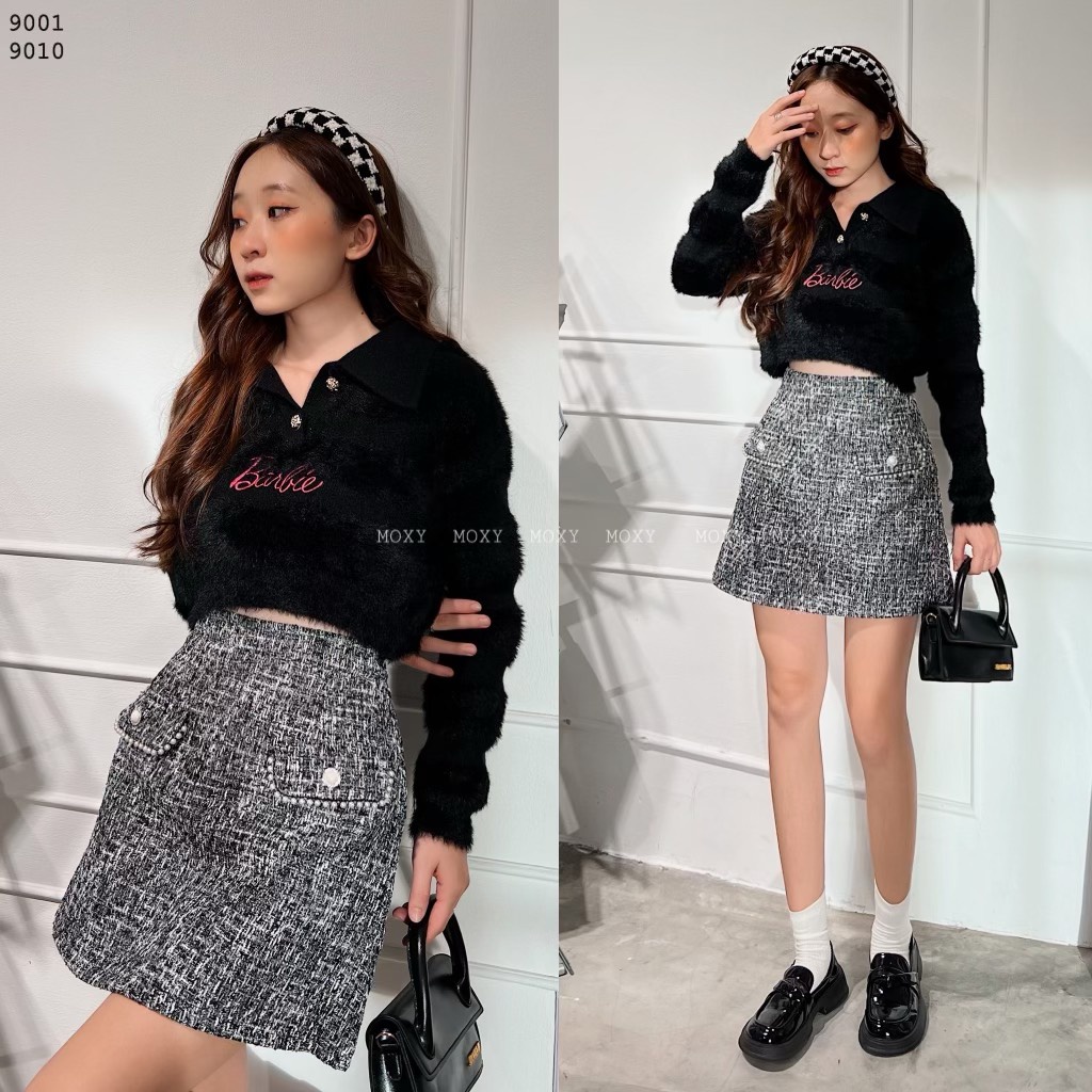 SP009001-Áo len lông Barbie