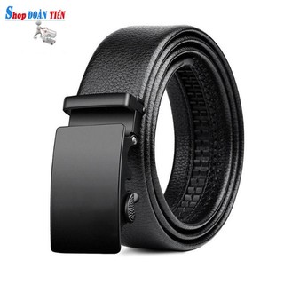 Thắt lưng da,dây nịt da nam trơn màu đen huyền bí chất liệu da pu cao cấp ,xịn xò