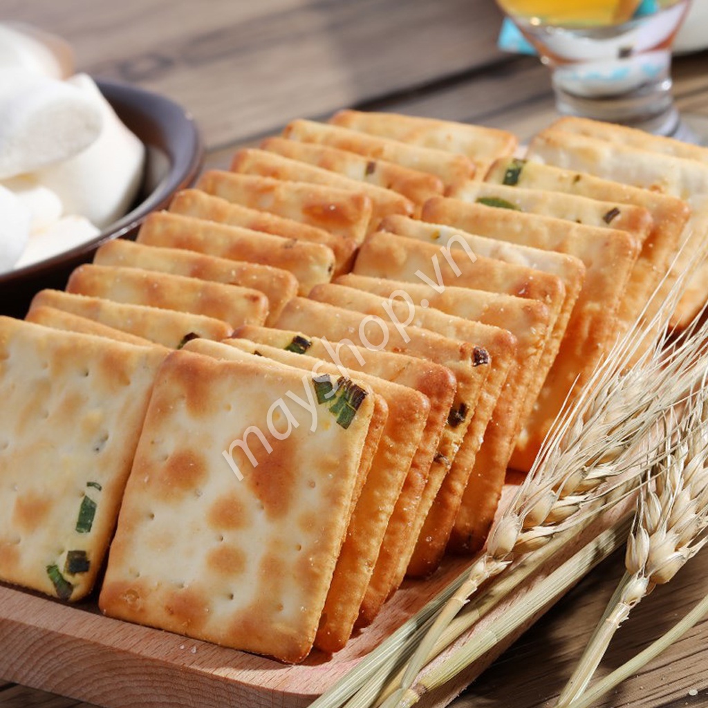 Bánh quy hành Đài Loan siêu ngon, date mới