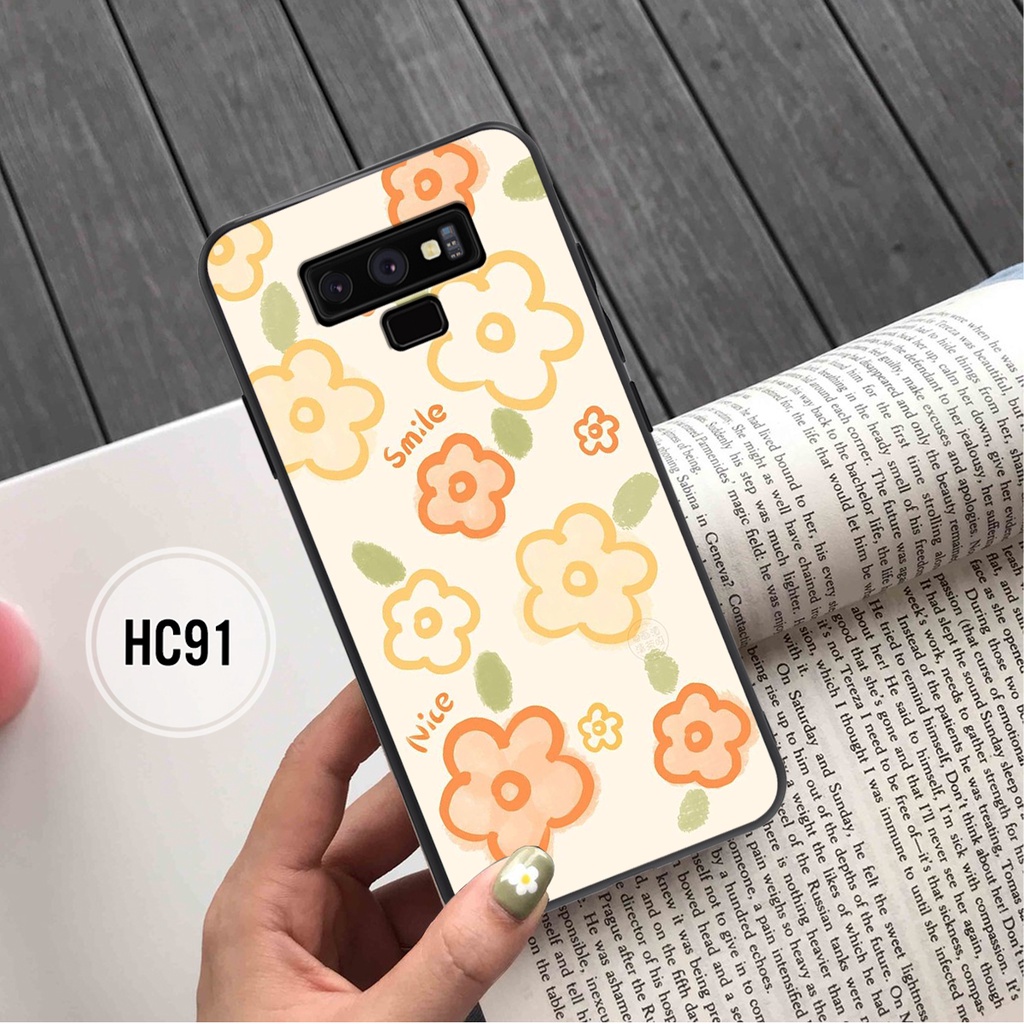 Ốp lưng Samsung Note 9 họa tiết đơn giản nữ tính bảo vệ camera chống va đập