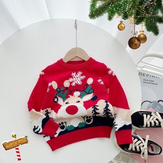 Áo len noel 2 lớp hàng QCCC cho bé