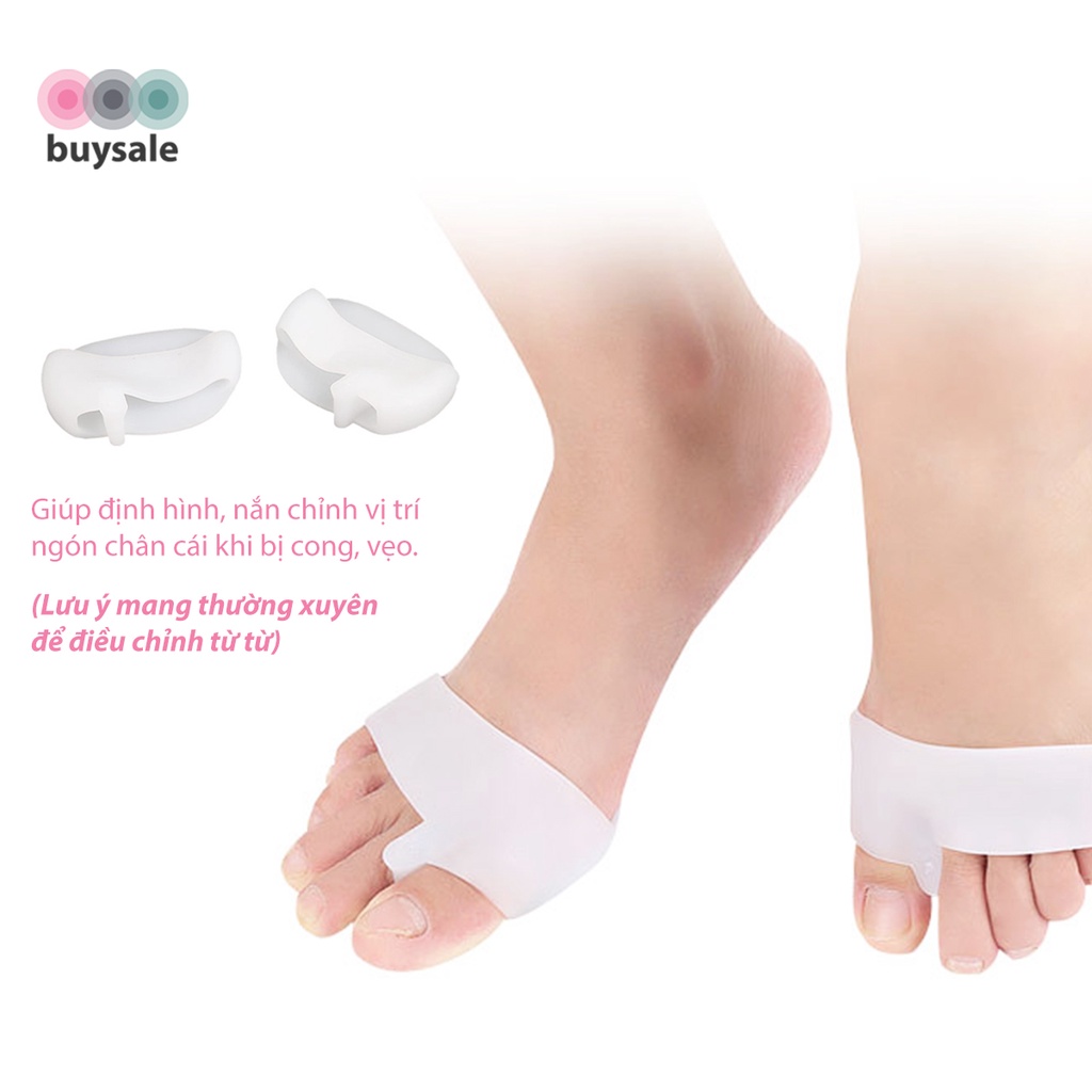 Vớ silicone SEBS chỉnh hình ngón chân cái, tách ngón chân bị Hallux Valgus - BuySales - BSPK302
