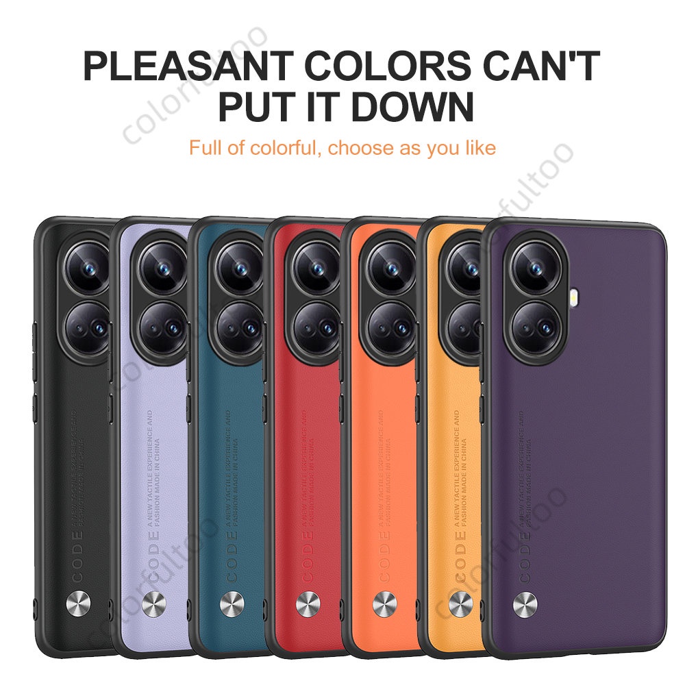 Ốp Điện Thoại Da TPU Silicone Mềm Nhám Mỏng Chống Sốc Real me 10 Cho Realme 10 Pro Plus 10Pro + Realme10 4G 5G