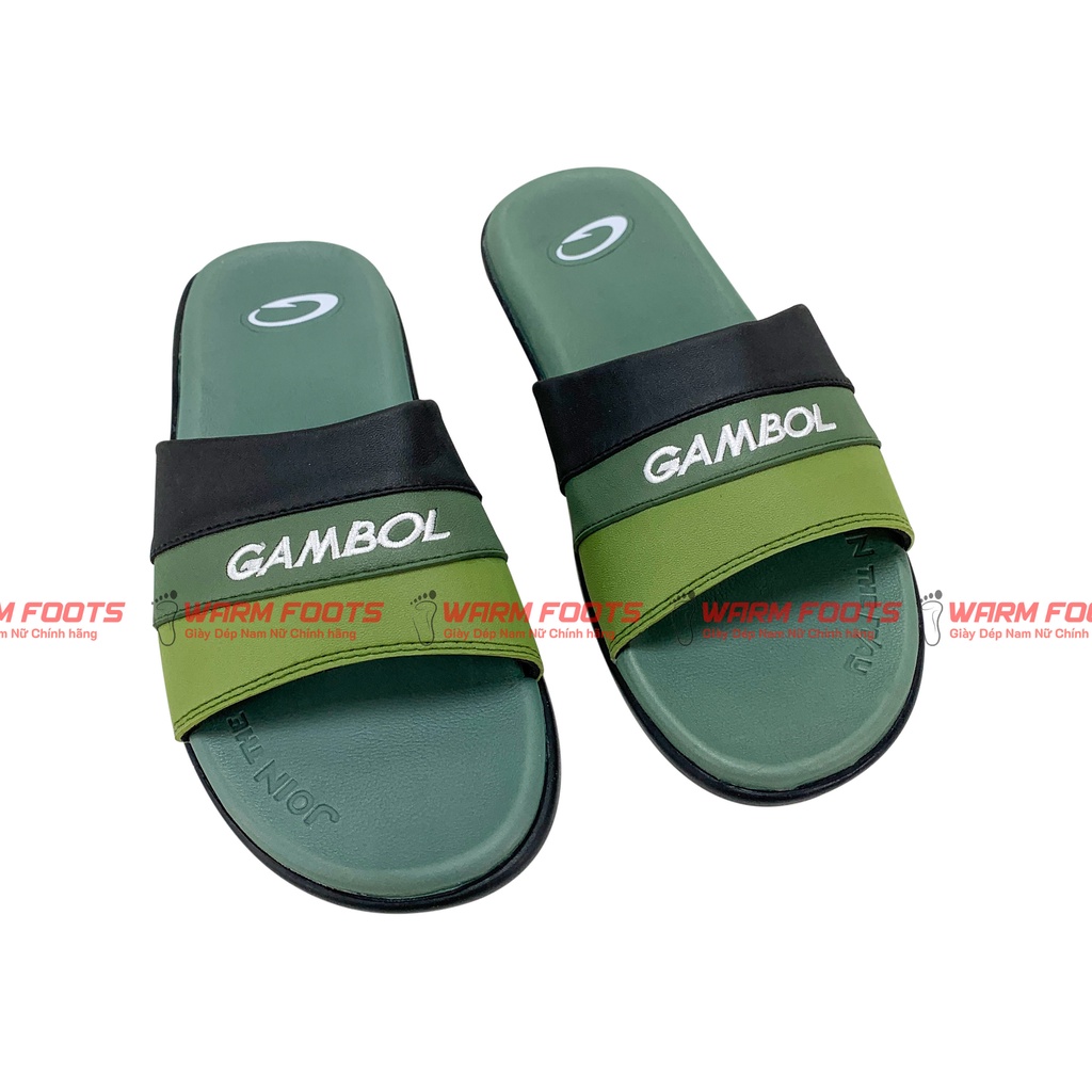 Dép Quai Ngang Nam Gambol GM12107, Hàng Chính Hãng Thái Lan, Chất Liệu Cao Su Tổng Hợp, Bền Nhẹ, Chống Trơn Trượt