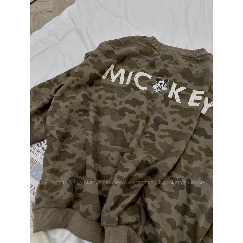 Áo hoodie mic.key lính