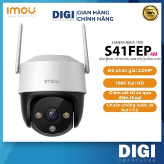 Camera Wifi IMOU S41FEP 4MP 2K - Xoay 360 độ, Đàm Thoại 2 Chiều - Ban Đêm Có Màu - Góc Nhìn Siêu Rộng - DIGI SMART VN