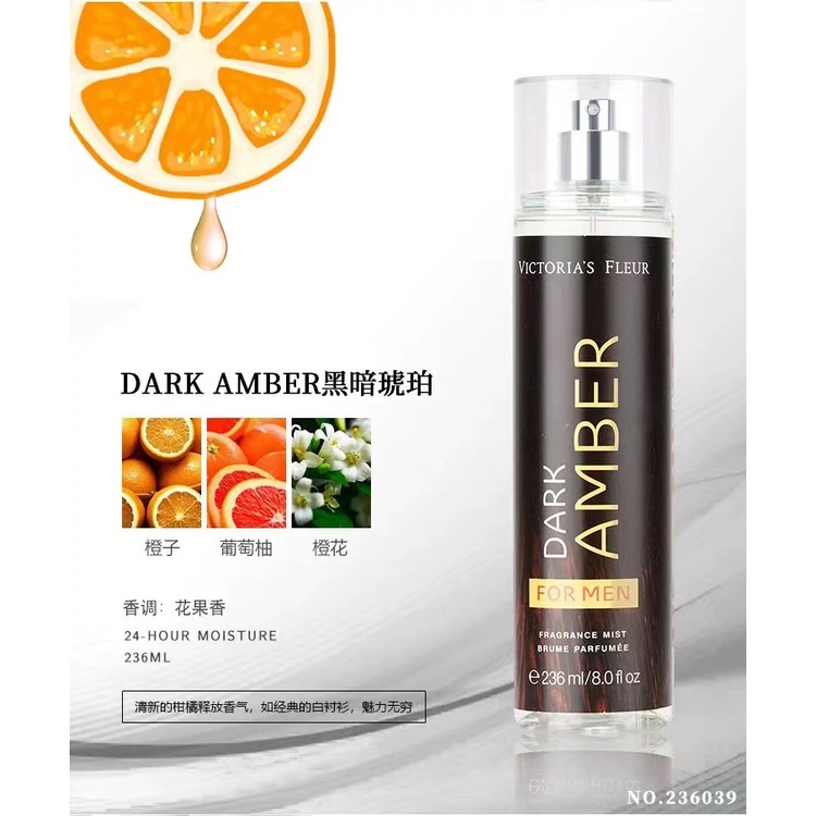 Body Mist Cho Nam VICTORIA'S FLEUR 236ml