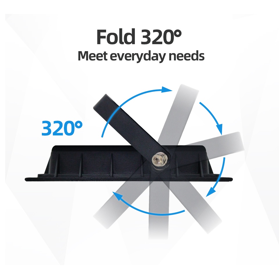 LM【Bảo hành 1 năm】Đèn Led Pha 200W 300W ngoài trời, Siêu Sáng, IP66 Chống thấm Đèn Hắt Sân Vườn