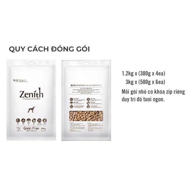 Thức ăn hạt mềm cho Chó - Thương hiệu Zenith
