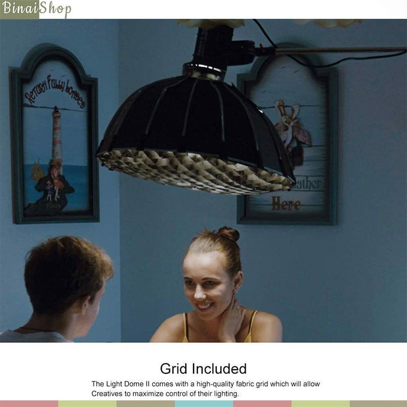 Softbox Aputure - Dome Mini II Cho Đèn Amaran 60d, 60x, 100d, 100x, 200d, 200x