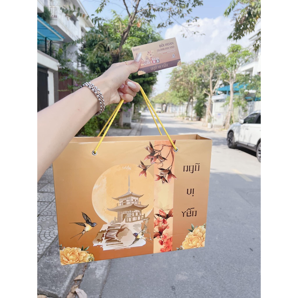 Yến Chưng Sẵn Mix Đủ Vị Chính Hãng QUEEN DIAMOND PHARMA Kèm Thẻ Bảo Hành