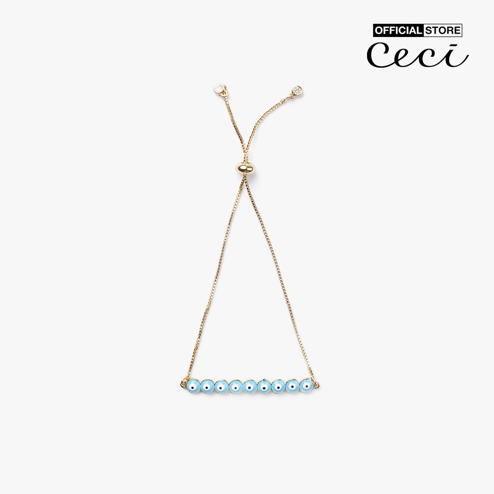 CECI - Vòng đeo tay nữ dây mảnh phối thiết kế độc đáo CC3-01000078-06