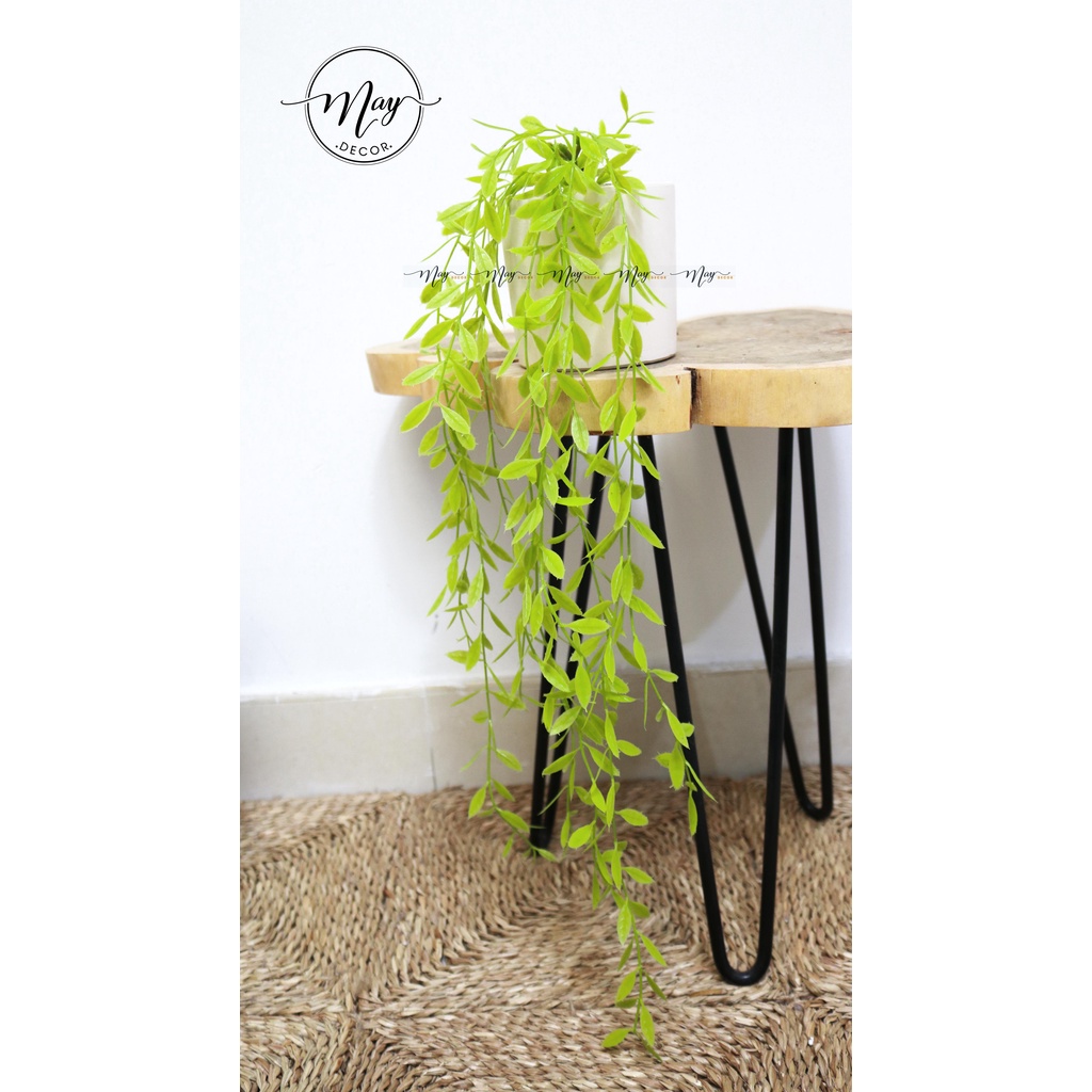 Cây giả,Chậu Rũ Cúc Tần trang trí dài ̀50cm