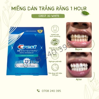 Miếng Dán Trắng Răng Crest 3D White Combo 7 gói (Đầy đủ bill Store)