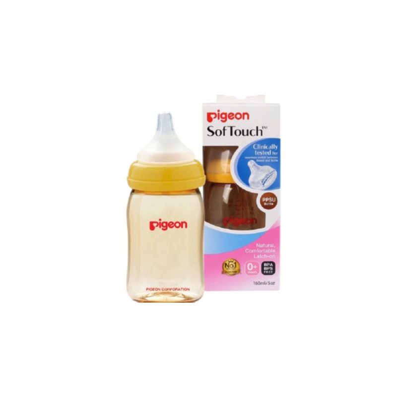 Bình sữa PEGION trơn dung tích 160ml và 240ml dành cho bé từ 2m - 4m