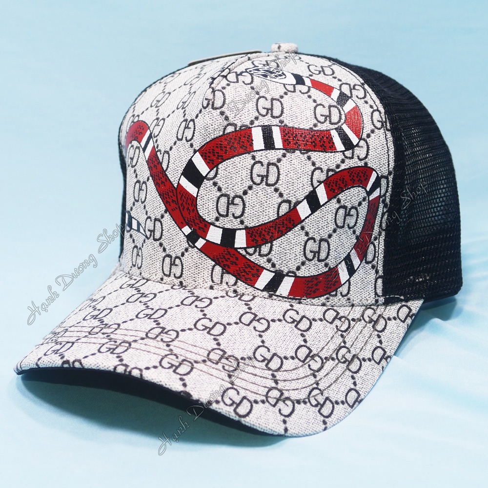 Nón kết lưới in họa tiết con rắn cực ngầu, phong cách mũ lưỡi trai thời thượng , cá tính phù hợp cho nam