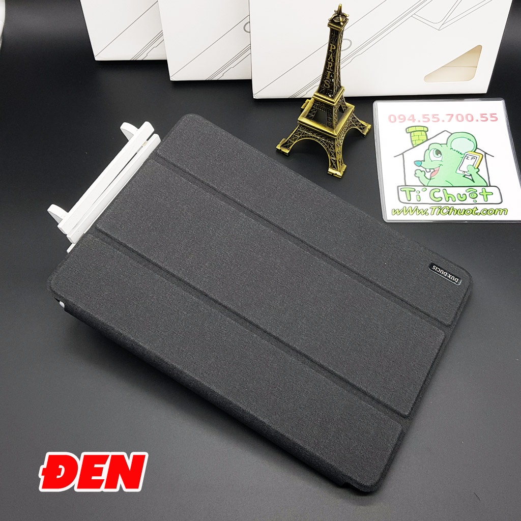[Chính Hãng DUX DUCIS-Ảnh Thật] Bao da iPad PRO 11&quot; 2020/ M1 2021/ M2 2022 DOMO Series Khay Dẻo Vải Jean Có Khay Bút