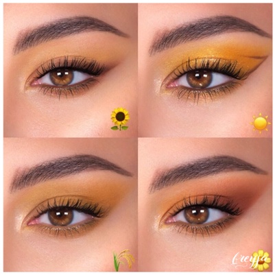 Bảng màu mắt Colourpop Lil’ Ray Of Sunshine 9 ô tone vàng hướng dương rực rỡ tươi sáng