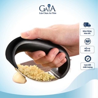 Dụng cụ đồ nghiền tỏi/ ép tỏi hành khô băng inox không gỉ cán câm siêu chắc tay