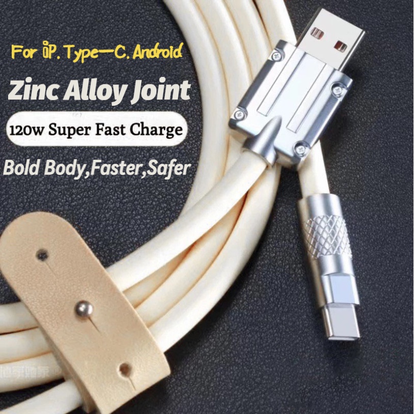 Dây Cáp Sạc Nhanh 120W 6A Micro Usb Chuyên Dụng Cho iPhone Huawei