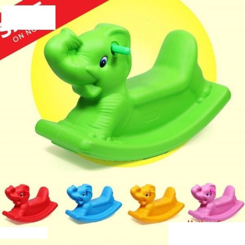 Bập bênh đơn thú nhựa nhập khẩu