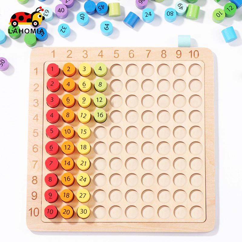 LAHOMIA Bảng đồ chơi phép nhân học tập theo phương pháp montessori đa năng vui nhộn dành cho trẻ em