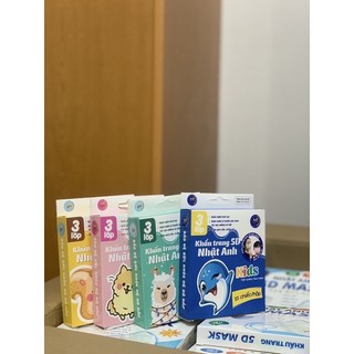 KHẨU TRANG 5D TRẺ EM - HỘP 10 CHIẾC