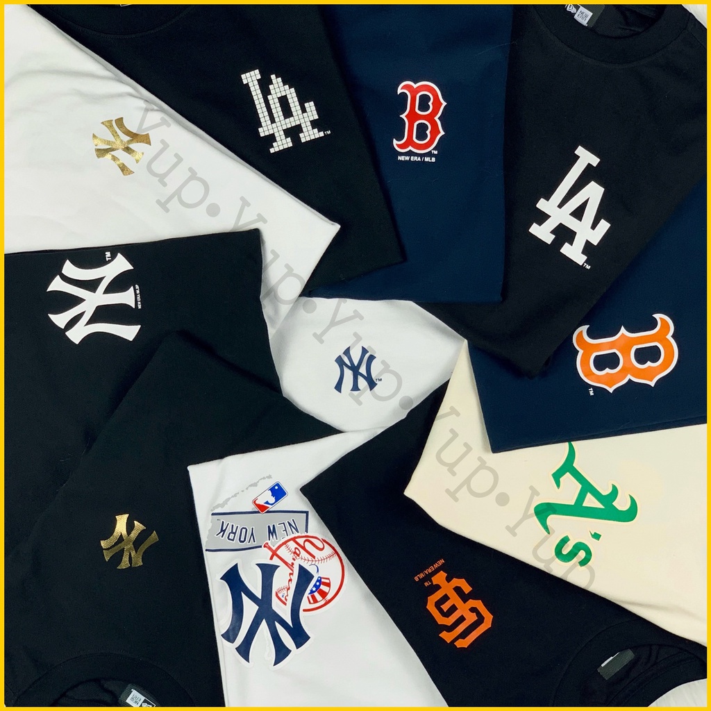 Áo new era x mlb, unisex, basic dễ phối đồ, nhiều mẫu, form chuẩn tôn dáng