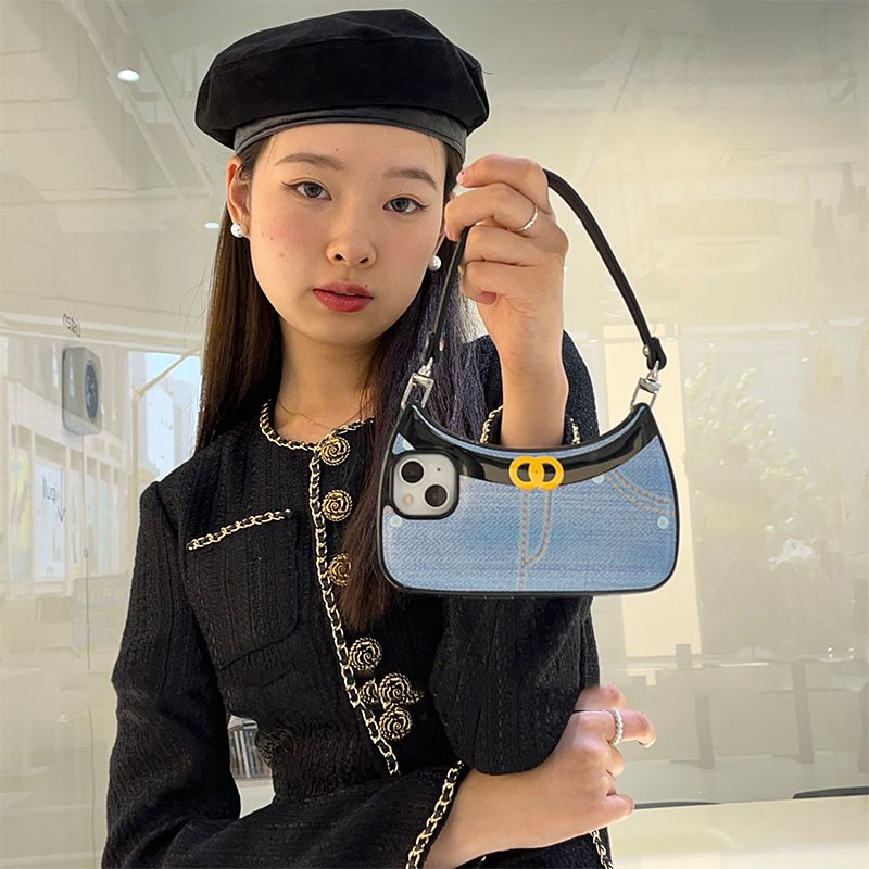 Ốp Điện Thoại Dạng Túi Xách Phong Cách Hàn Quốc Thời Trang Thu Đông Cho Iphone 11 14ProMax 12 / 13