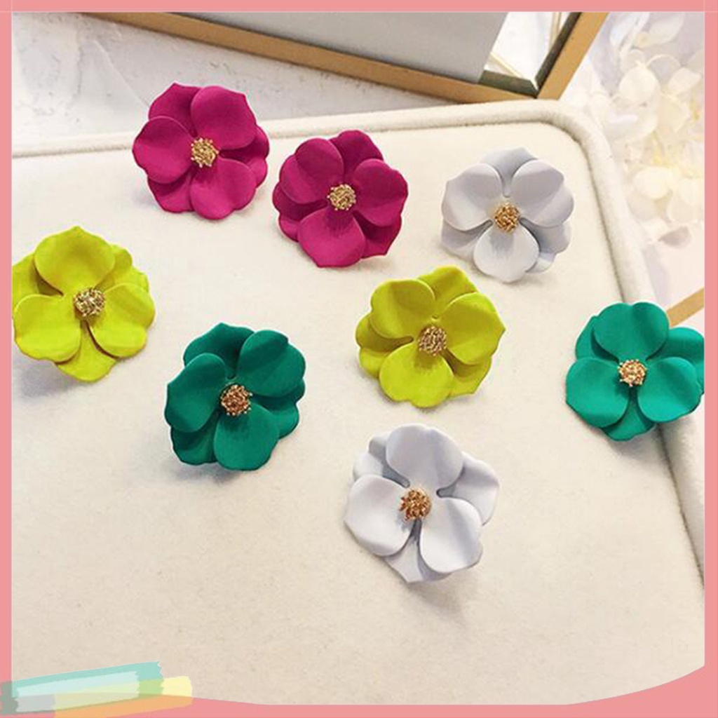 Khuyên tai hình bông hoa xinh xắn thời trang thanh lịch cho nữ