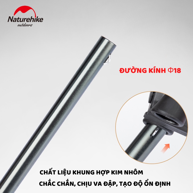 GIƯỜNG GẤP DÃ NGOẠI SIÊU NHẸ NATUREHIKE NH20JJ009