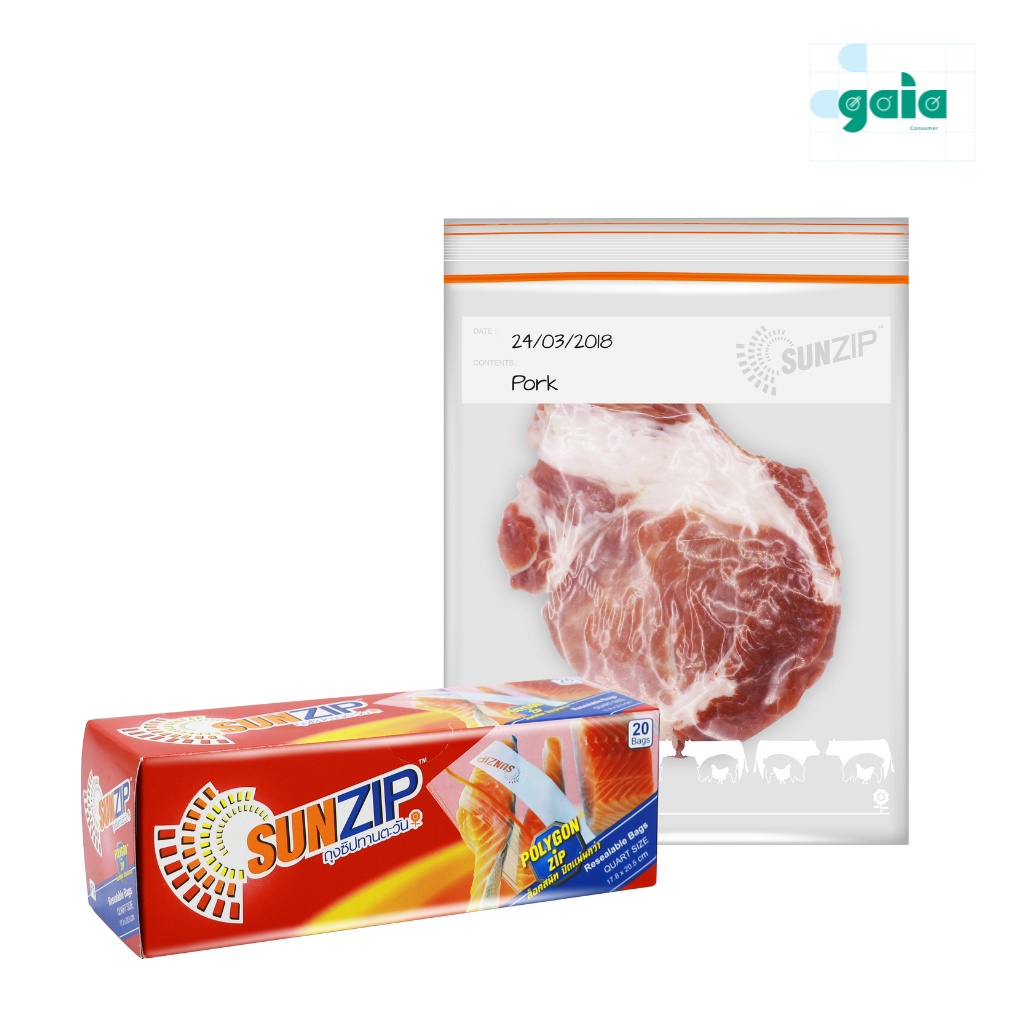 Túi Zip Đựng Thực Phẩm SUNZIP Tiện Dụng, Giúp Bảo Quản Đồ Ăn An Toàn Và Hiệu Quả