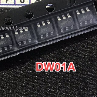 Túi 5 con dw01 ic dw01-a sot-23-6 bảo vệ sạc pin tương đương dw01d dw01a dw01ak