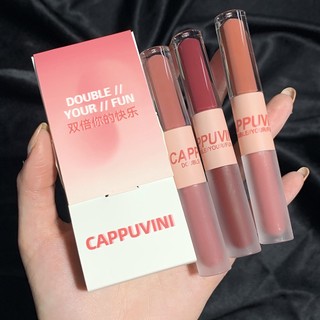 Set 03 thỏi son kem cappuvini 2in1