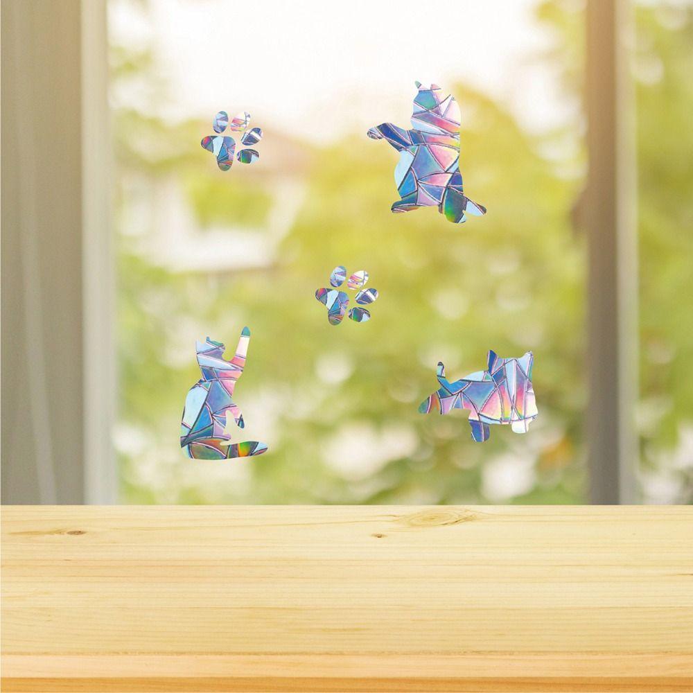 Miếng Dán Cửa Kính Bằng PVC Trong Suốt Chống Tĩnh Điện Dễ Sử Dụng Hình Hoa Hướng Dương Đám Mây