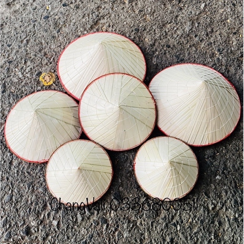 Sỉ nón lá trang trí-size nhỏ ,Trang trí Tết ,lễ hội ,decor