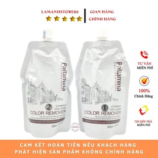 Bộ bóc màu đỏ đen amoniac pallamina 500mlx2