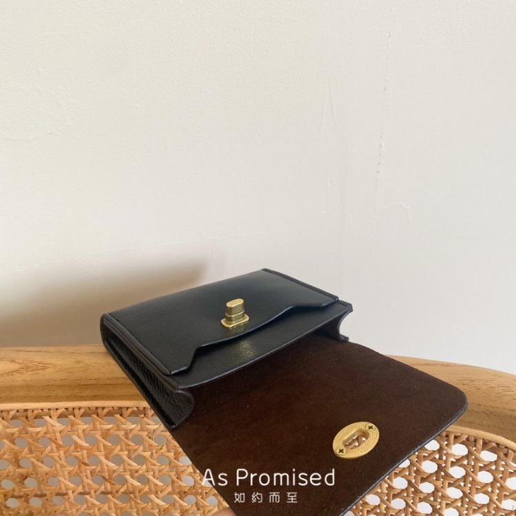 Ví da nữ lót nhung basic cầm tay dạng túi mini Dari 28S-D